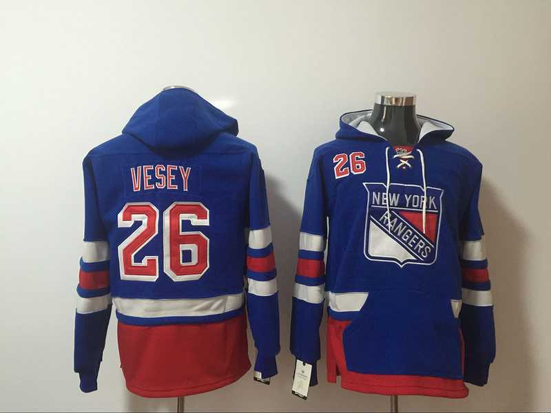 New York Rangers #26 Jimmy Vesey Blue All Stitched Hooded Sweatshirt,We sell and wholesale New York Rangers #26 Jimmy Vesey Blue All Stitched Hooded Sweatshirt on line form chian!