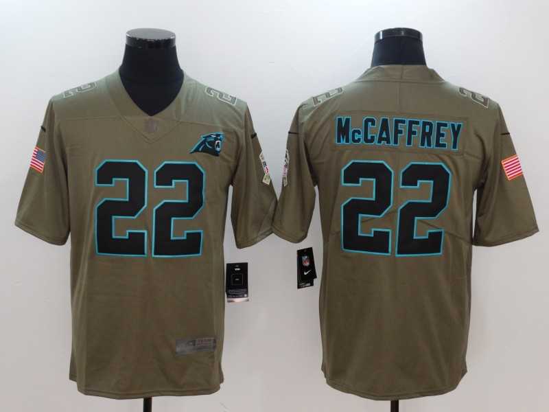 Nike Carolina Panthers #22 Christian McCaffrey Olive Salute To Service Limited Jersey,We sell and wholesale Nike Carolina Panthers #22 Christian McCaffrey Olive Salute To Service Limited Jersey on line form chian!