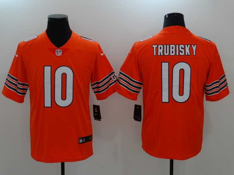 Nike Limited Chicago Bears #10 Mitchell Trubisky Orange Vapor Untouchable Player Limited Jerseys,We sell and wholesale Nike Limited Chicago Bears #10 Mitchell Trubisky Orange Vapor Untouchable Player Limited Jerseys on line form chian!