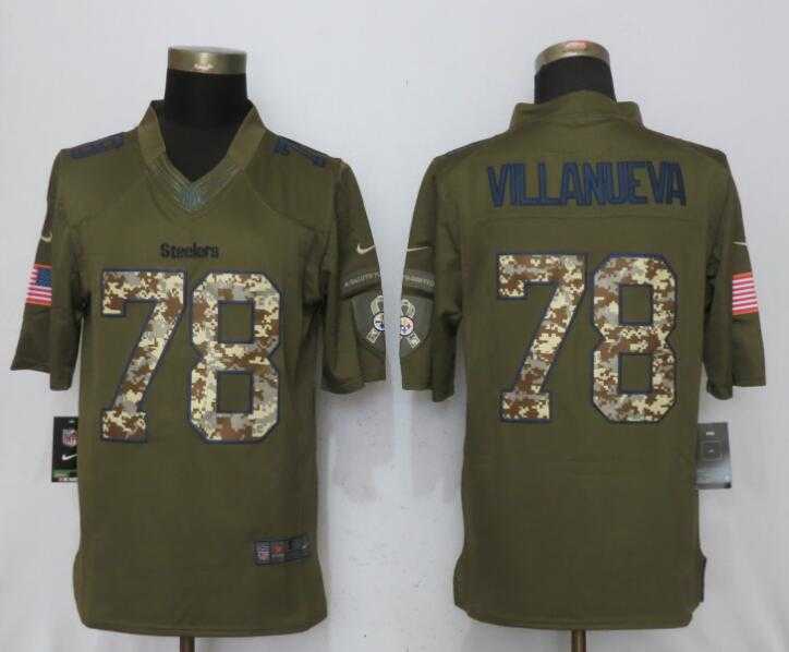 Nike Limited Pittsburgh Steelers #78 Alejandro Villanueva Green Salute To Service Jersey,We sell and wholesale Nike Limited Pittsburgh Steelers #78 Alejandro Villanueva Green Salute To Service Jersey on line form chian!