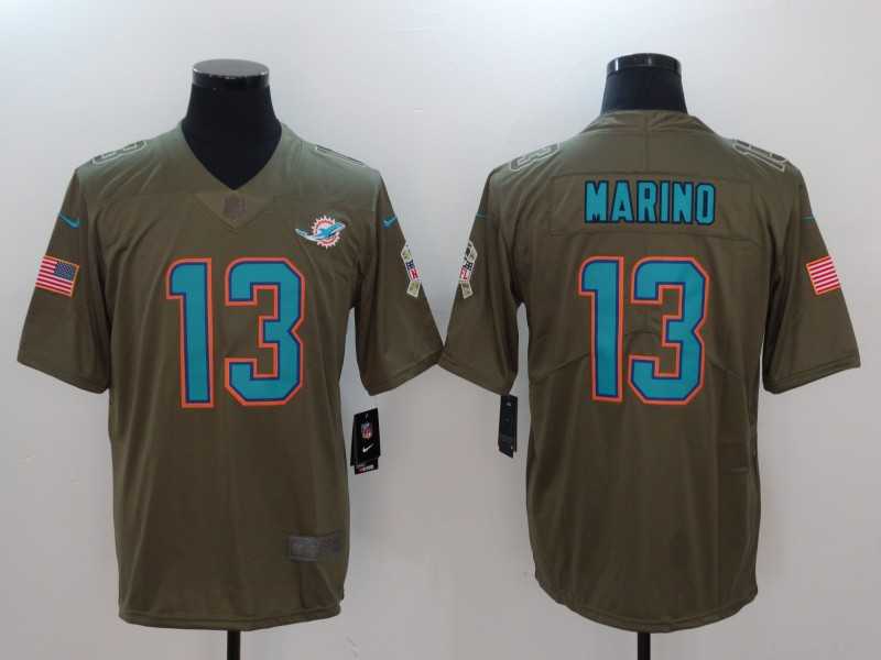 Nike Miami Dolphins #13 Dan Marino Olive Salute To Service Limited Jersey,We sell and wholesale Nike Miami Dolphins #13 Dan Marino Olive Salute To Service Limited Jersey on line form chian!
