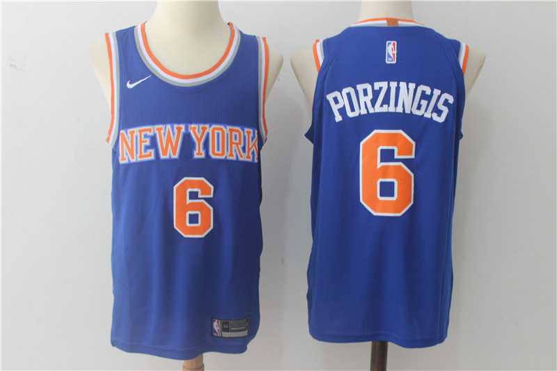 Nike New York Knicks #6 Kristaps Porzingis Blue Stitched NBA Jersey,We sell and wholesale Nike New York Knicks #6 Kristaps Porzingis Blue Stitched NBA Jersey on line form chian!