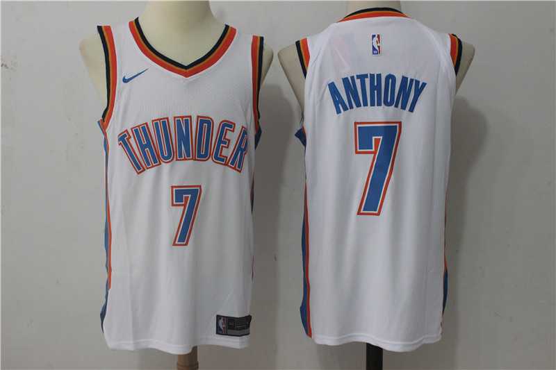 Nike Oklahoma City Thunder #7 Carmelo Anthony White Stitched NBA Jersey,We sell and wholesale Nike Oklahoma City Thunder #7 Carmelo Anthony White Stitched NBA Jersey on line form chian!