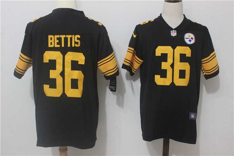 Nike Pittsburgh Steelers #36 Jerome Bettis Black Color Rush Limited Jerseys,We sell and wholesale Nike Pittsburgh Steelers #36 Jerome Bettis Black Color Rush Limited Jerseys on line form chian!