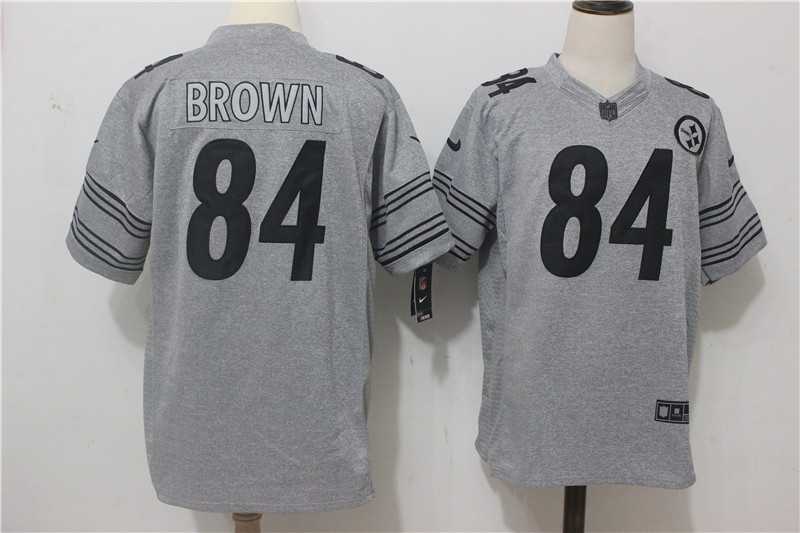 Nike Pittsburgh Steelers #84 Brown Gray Gridiron Gray Limited Jersey,We sell and wholesale Nike Pittsburgh Steelers #84 Brown Gray Gridiron Gray Limited Jersey on line form chian!