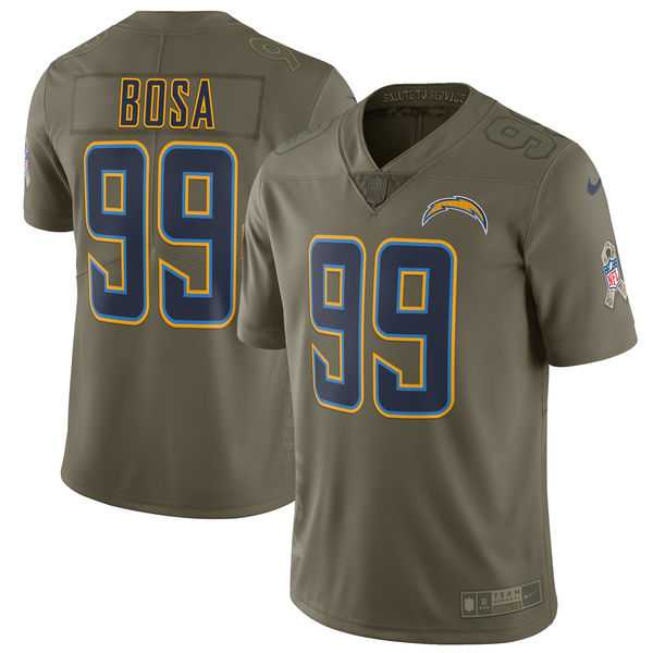 Nike San Diego Chargers #99 Joey Bosa Olive Salute To Service Limited Jersey,We sell and wholesale Nike San Diego Chargers #99 Joey Bosa Olive Salute To Service Limited Jersey on line form chian!
