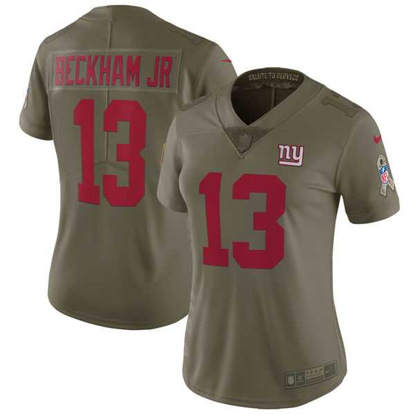 Women Nike New York Giants #13 Odell Beckham Jr. Olive Salute To Service Limited Jersey,We sell and wholesale Women Nike New York Giants #13 Odell Beckham Jr. Olive Salute To Service Limited Jersey on line form chian!