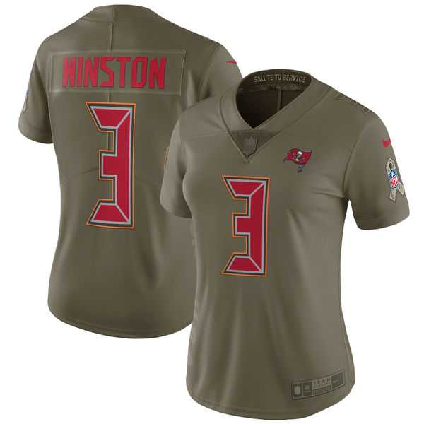 Women Nike Tampa Bay Buccaneers #3 Jameis Winston Olive Salute To Service Limited Jersey,We sell and wholesale Women Nike Tampa Bay Buccaneers #3 Jameis Winston Olive Salute To Service Limited Jersey on line form chian!