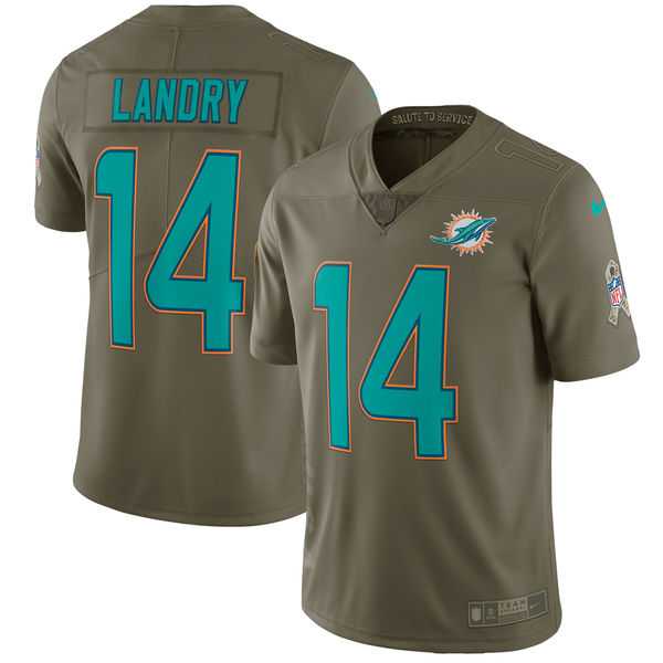 Youth Nike Miami Dolphins #14 Jarvis Landry Olive Salute To Service Limited Jersey,We sell and wholesale Youth Nike Miami Dolphins #14 Jarvis Landry Olive Salute To Service Limited Jersey on line form chian!