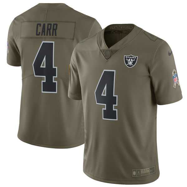 Youth Nike Oakland Raiders #4 Derek Carr Olive Salute To Service Limited Jersey,We sell and wholesale Youth Nike Oakland Raiders #4 Derek Carr Olive Salute To Service Limited Jersey on line form chian!