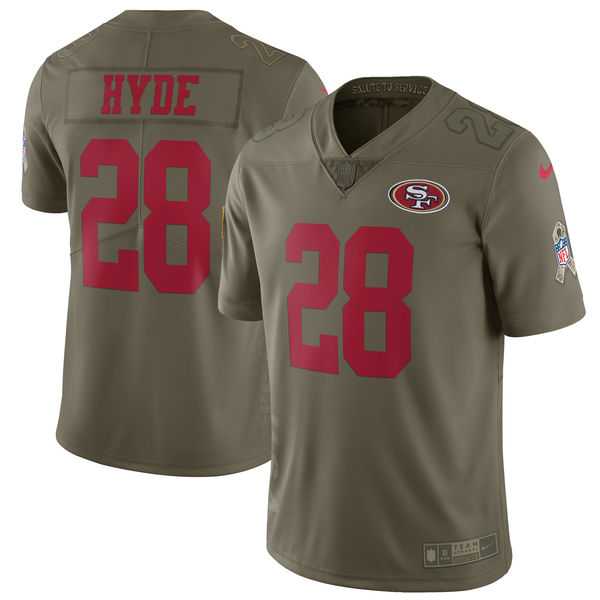 Youth Nike San Francisco 49ers #28 Carlos Hyde Olive Salute To Service Limited Jersey,We sell and wholesale Youth Nike San Francisco 49ers #28 Carlos Hyde Olive Salute To Service Limited Jersey on line form chian!