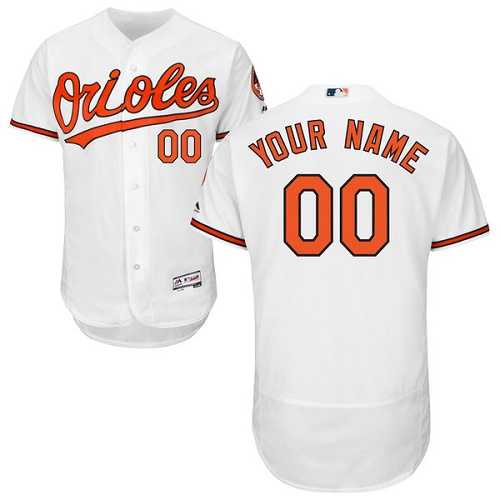 Customized Men's Baltimore Orioles White Flexbase Jersey,We sell and wholesale Customized Men's Baltimore Orioles White Flexbase Jersey on line form chian!