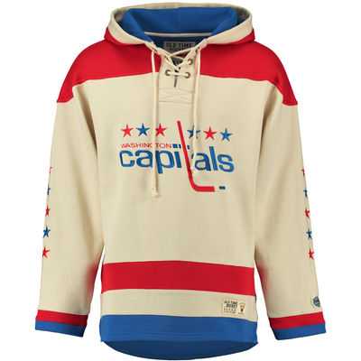Customized Men's Capitals Cream Hooded Sweatshirt,We sell and wholesale Customized Men's Capitals Cream Hooded Sweatshirt on line form chian!