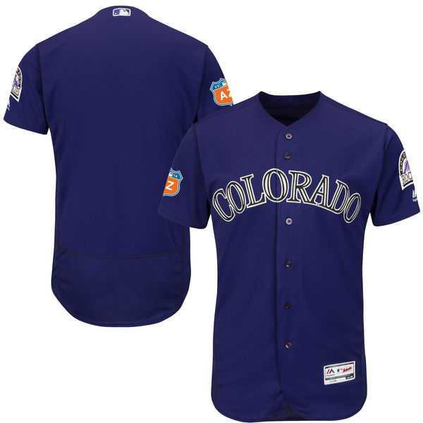 Customized Men's Colorado Rockies Purple 2017 Spring Training Flexbase Collection Stitched Jersey,We sell and wholesale Customized Men's Colorado Rockies Purple 2017 Spring Training Flexbase Collection Stitched Jersey on line form chian!