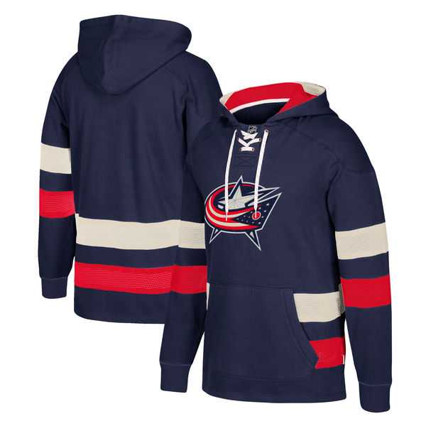 Customized Men's Columbus Blue Jackets Navy All Stitched Hooded Sweatshirt,We sell and wholesale Customized Men's Columbus Blue Jackets Navy All Stitched Hooded Sweatshirt on line form chian!