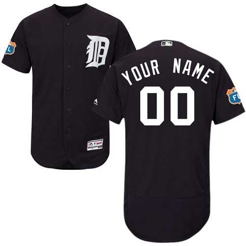 Customized Men's Detroit Tigers Navy Flexbase Jersey,We sell and wholesale Customized Men's Detroit Tigers Navy Flexbase Jersey on line form chian!