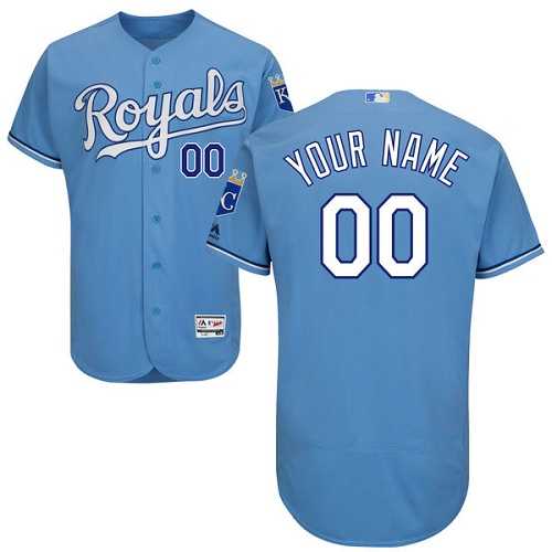 Customized Men's Kansas City Royals Light Blue Flexbase Jersey,We sell and wholesale Customized Men's Kansas City Royals Light Blue Flexbase Jersey on line form chian!