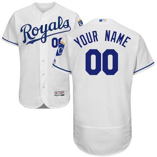 Customized Men's Kansas City Royals White Flexbase Jersey,We sell and wholesale Customized Men's Kansas City Royals White Flexbase Jersey on line form chian!