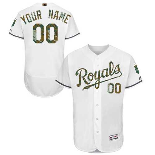 Customized Men's Kansas City Royals White Memorial Day Flexbase Jersey,We sell and wholesale Customized Men's Kansas City Royals White Memorial Day Flexbase Jersey on line form chian!