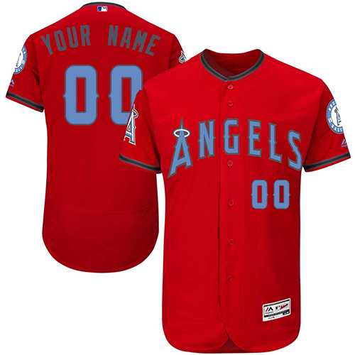 Customized Men's Los Angeles Angels Red 2016 Father's Day Flexbase Jersey,We sell and wholesale Customized Men's Los Angeles Angels Red 2016 Father's Day Flexbase Jersey on line form chian!