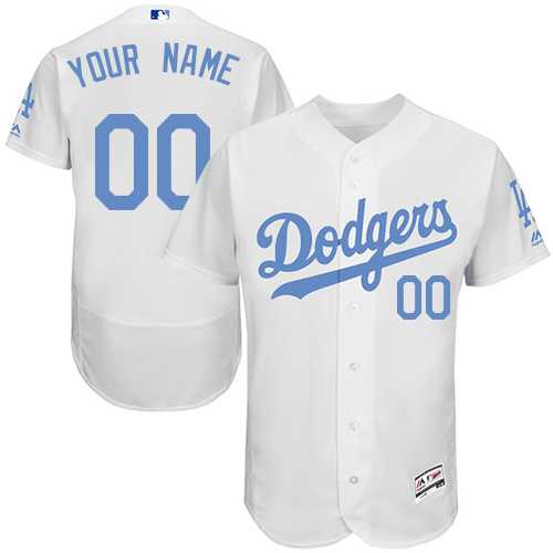Customized Men's Los Angeles Dodgers White Father's Day Flexbase Jersey,We sell and wholesale Customized Men's Los Angeles Dodgers White Father's Day Flexbase Jersey on line form chian!