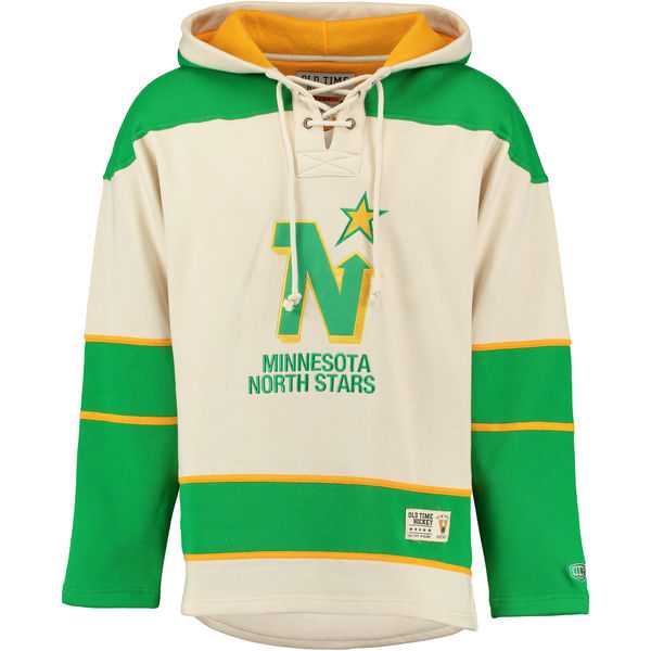 Customized Men's Minnesota North Stars Cream Hooded Sweatshirt,We sell and wholesale Customized Men's Minnesota North Stars Cream Hooded Sweatshirt on line form chian!