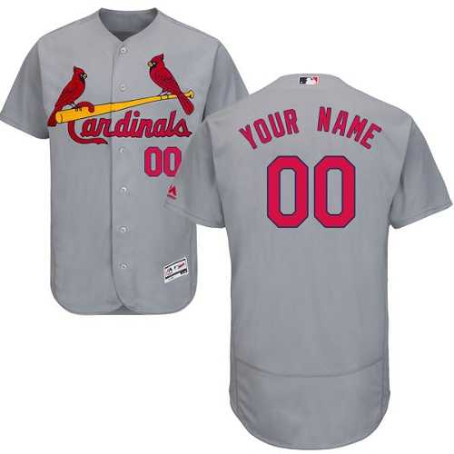 Customized Men's St. Louis Cardinals Gray Flexbase Jersey,We sell and wholesale Customized Men's St. Louis Cardinals Gray Flexbase Jersey on line form chian!