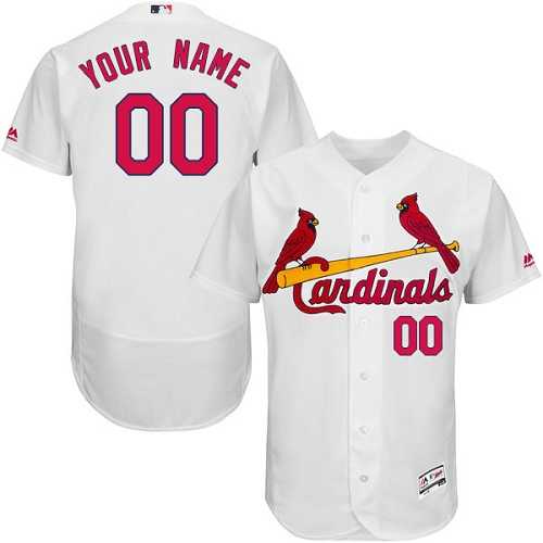 Customized Men's St. Louis Cardinals White Flexbase Jersey,We sell and wholesale Customized Men's St. Louis Cardinals White Flexbase Jersey on line form chian!