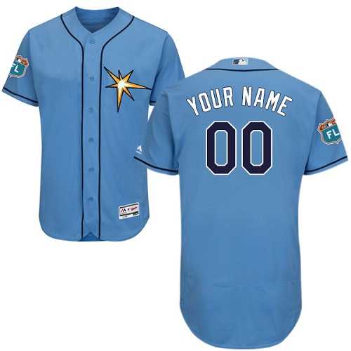 Customized Men's Tampa Bay Rays Light Blue Flexbase Jersey,We sell and wholesale Customized Men's Tampa Bay Rays Light Blue Flexbase Jersey on line form chian!