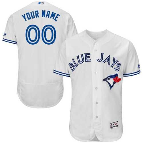 Customized Men's Toronto Blue Jays White Flexbase Jersey,We sell and wholesale Customized Men's Toronto Blue Jays White Flexbase Jersey on line form chian!