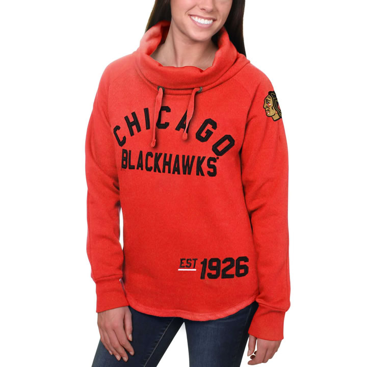 Customized Women Blackahawks Red All Stitched Hooded Sweatshirt,We sell and wholesale Customized Women Blackahawks Red All Stitched Hooded Sweatshirt on line form chian!