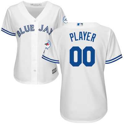 Customized Women Blue Jays White New Cool Base Jersey,We sell and wholesale Customized Women Blue Jays White New Cool Base Jersey on line form chian!