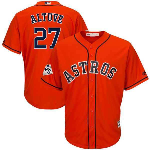 Houston Astros #27 Jose Altuve Orange 2017 World Series Bound Cool Base Player Jersey,We sell and wholesale Houston Astros #27 Jose Altuve Orange 2017 World Series Bound Cool Base Player Jersey on line form chian!