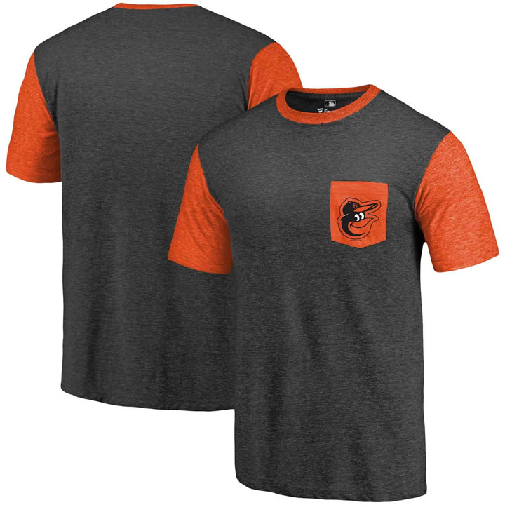 Men's Baltimore Orioles Fanatics Branded Black-Orange Refresh Pocket T-Shirt 90Hou,We sell and wholesale Men's Baltimore Orioles Fanatics Branded Black-Orange Refresh Pocket T-Shirt 90Hou on line form chian!