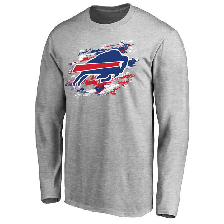 Men's Buffalo Bills NFL Pro Line Ash True Colors Long Sleeve T-Shirt 90Hou,We sell and wholesale Men's Buffalo Bills NFL Pro Line Ash True Colors Long Sleeve T-Shirt 90Hou on line form chian!