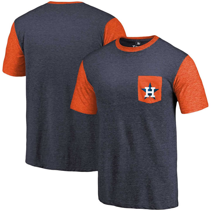 Men's Houston Astros Fanatics Branded Navy-Orange Refresh Pocket T-Shirt 90Hou,We sell and wholesale Men's Houston Astros Fanatics Branded Navy-Orange Refresh Pocket T-Shirt 90Hou on line form chian!