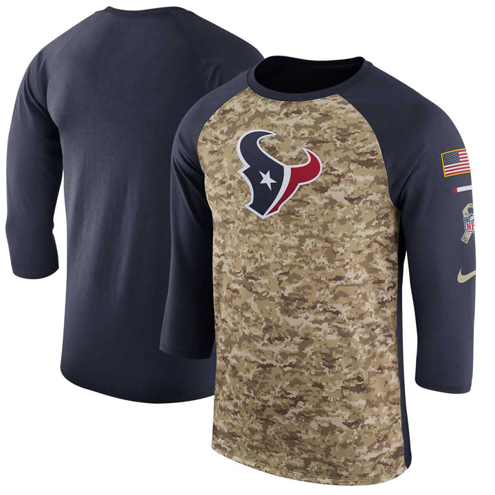 Men's Houston Texans Nike Camo Navy Salute to Service Sideline Legend Performance Three-Quarter Sleeve T-Shirt 90Hou,We sell and wholesale Men's Houston Texans Nike Camo Navy Salute to Service Sideline Legend Performance Three-Quarter Sleeve T-Shirt 90Hou on line form chian!