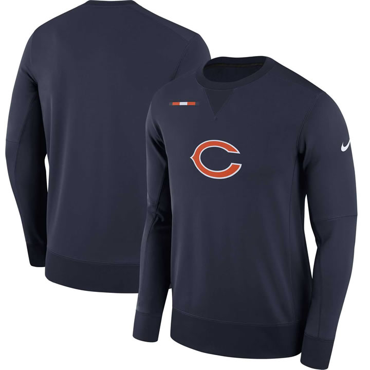 Men's Nike Chicago Bears Nike Navy Sideline Team Logo Performance Sweatshirt 90Hou,We sell and wholesale Men's Nike Chicago Bears Nike Navy Sideline Team Logo Performance Sweatshirt 90Hou on line form chian!