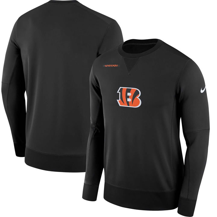 Men's Nike Cincinnati Bengals Nike Black Sideline Team Logo Performance Sweatshirt 90Hou,We sell and wholesale Men's Nike Cincinnati Bengals Nike Black Sideline Team Logo Performance Sweatshirt 90Hou on line form chian!
