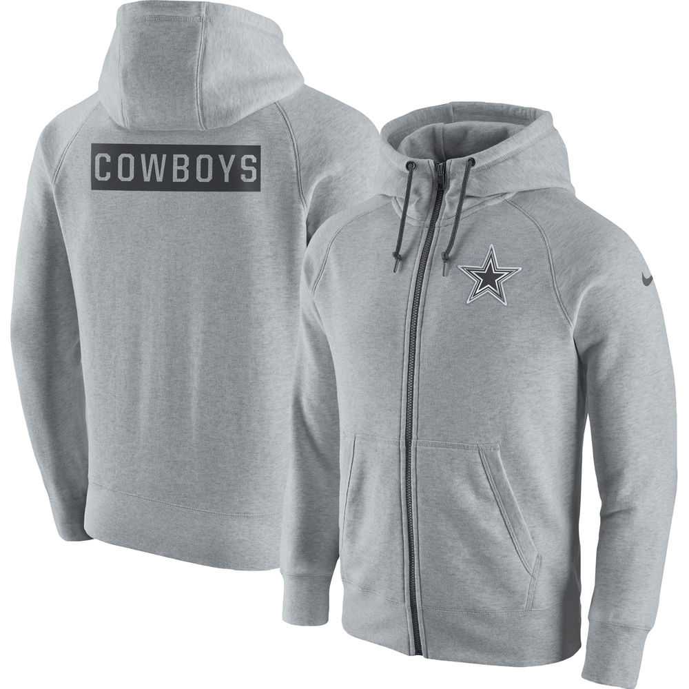 Men's Nike Dallas Cowboys Nike Ash Gridiron Gray 2.0 Full Zip Hoodie 90Hou,We sell and wholesale Men's Nike Dallas Cowboys Nike Ash Gridiron Gray 2.0 Full Zip Hoodie 90Hou on line form chian!