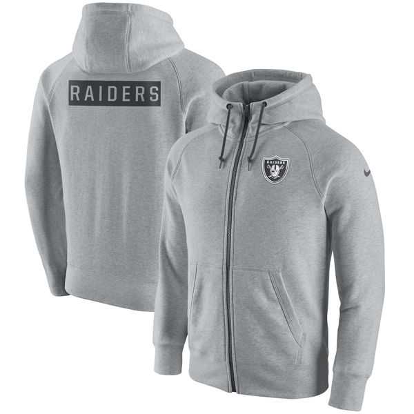 Men's Nike Oakland Raiders Nike Ash Gridiron Gray 2.0 Full Zip Hoodie 90Hou,We sell and wholesale Men's Nike Oakland Raiders Nike Ash Gridiron Gray 2.0 Full Zip Hoodie 90Hou on line form chian!