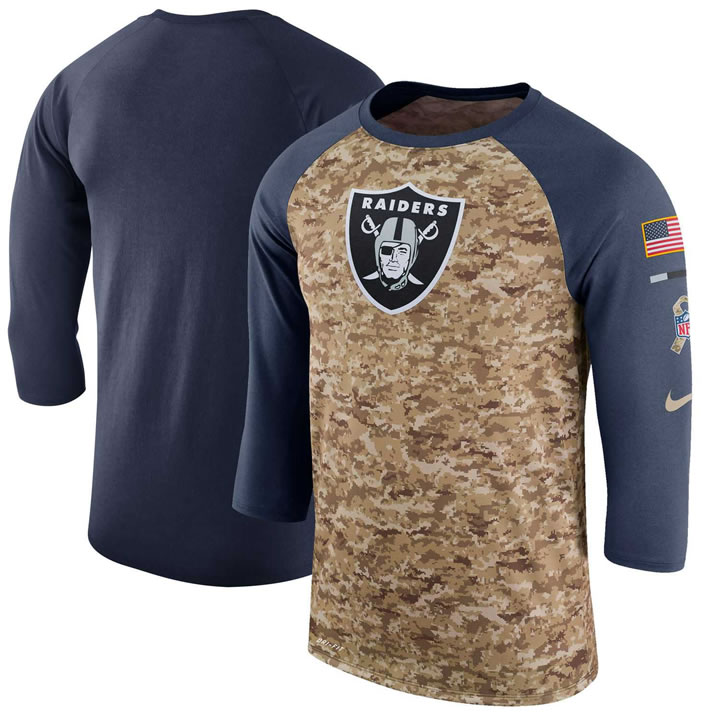 Men's Oakland Raiders Nike Camo Anthracite Salute to Service Sideline Legend Performance Three-Quarter Sleeve T-Shirt 90Hou,We sell and wholesale Men's Oakland Raiders Nike Camo Anthracite Salute to Service Sideline Legend Performance Three-Quarter Sleeve T-Shirt 90Hou on line form chian!