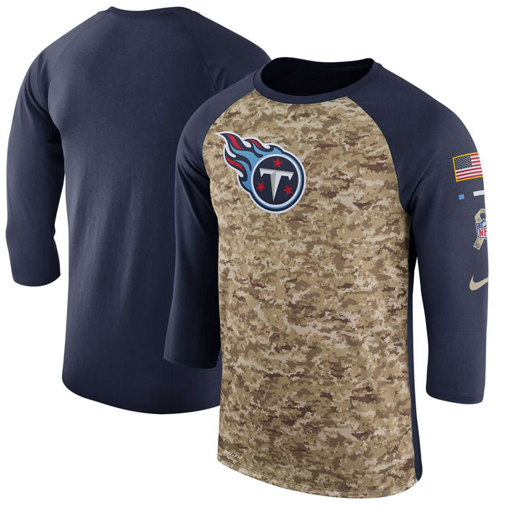 Men's Tennessee Titans Nike Camo Navy Salute to Service Sideline Legend Performance Three-Quarter Sleeve T-Shirt 90Hou,We sell and wholesale Men's Tennessee Titans Nike Camo Navy Salute to Service Sideline Legend Performance Three-Quarter Sleeve T-Shirt 90Hou on line form chian!