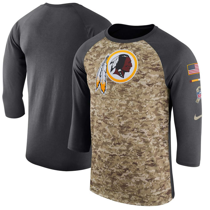Men's Washington Redskins Nike Camo Anthracite Salute to Service Sideline Legend Performance Three-Quarter Sleeve T-Shirt 90Hou,We sell and wholesale Men's Washington Redskins Nike Camo Anthracite Salute to Service Sideline Legend Performance Three-Quarter Sleeve T-Shirt 90Hou on line form chian!