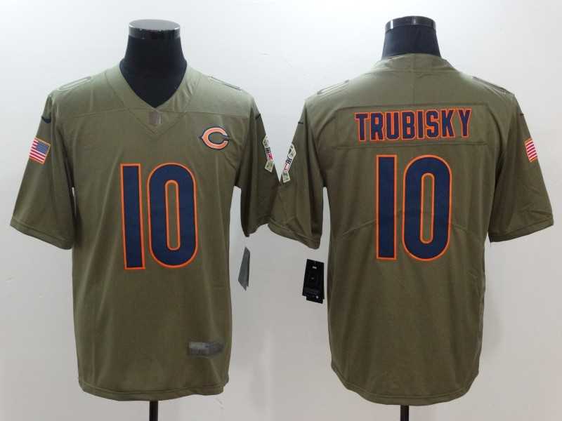 Nike Chicago Bears #10 Mitchell Trubisky Olive Salute To Service Limited Jerseys,We sell and wholesale Nike Chicago Bears #10 Mitchell Trubisky Olive Salute To Service Limited Jerseys on line form chian!