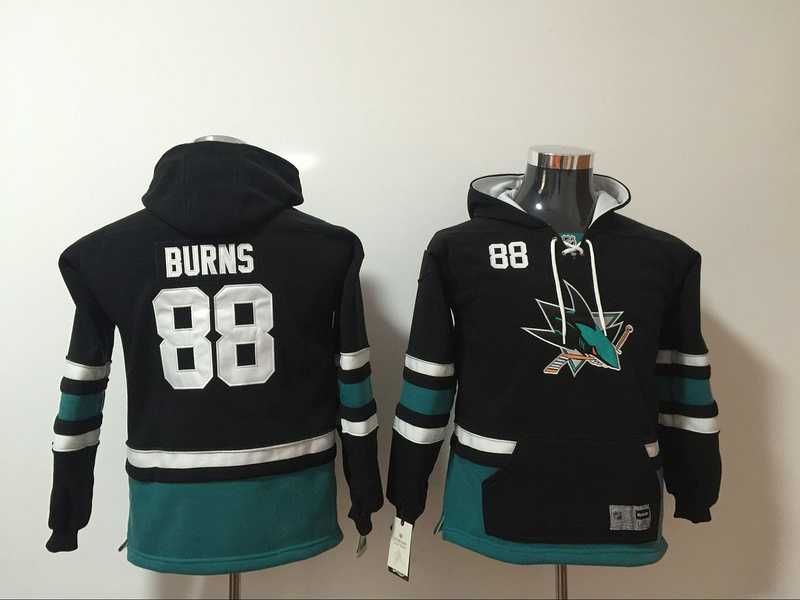 San Jose Sharks #88 Brent Burns Black Youth All Stitched Hooded Sweatshirt,We sell and wholesale San Jose Sharks #88 Brent Burns Black Youth All Stitched Hooded Sweatshirt on line form chian!