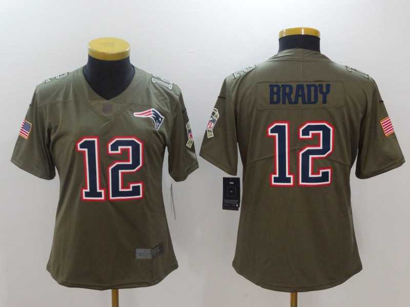 Women Nike New England Patriots #12 Tom Brady Olive Salute To Service Limited Jerseys,We sell and wholesale Women Nike New England Patriots #12 Tom Brady Olive Salute To Service Limited Jerseys on line form chian!