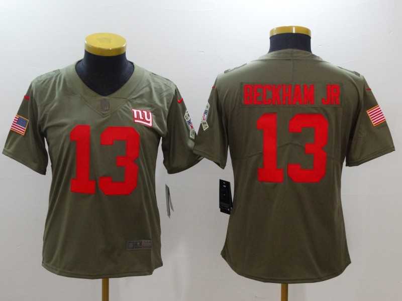 Women Nike New York Giants #13 Odell Beckham Jr. Olive Salute To Service Limited Jerseys,We sell and wholesale Women Nike New York Giants #13 Odell Beckham Jr. Olive Salute To Service Limited Jerseys on line form chian!