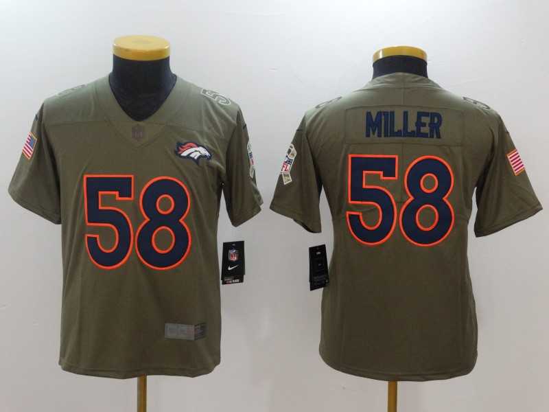 Youth Nike Denver Broncos #58 Von Miller Olive Salute To Service Limited Jerseys,We sell and wholesale Youth Nike Denver Broncos #58 Von Miller Olive Salute To Service Limited Jerseys on line form chian!