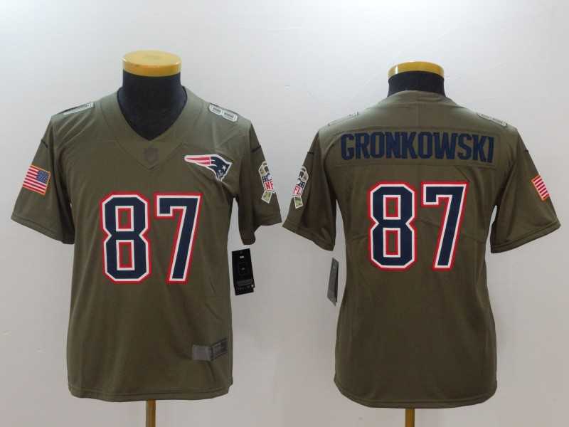Youth Nike New England Patriots #87 Rob Gronkowski Olive Salute To Service Limited Jerseys,We sell and wholesale Youth Nike New England Patriots #87 Rob Gronkowski Olive Salute To Service Limited Jerseys on line form chian!